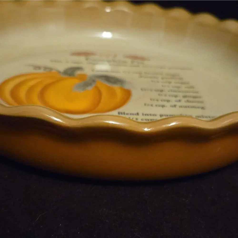 Harvest ceramic pumpkin